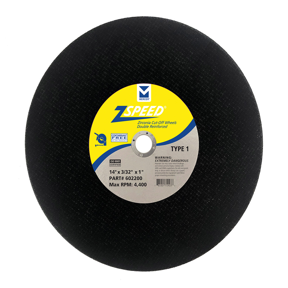 Type 1 Chop Saw Cut-Off Wheels - Double Reinforced