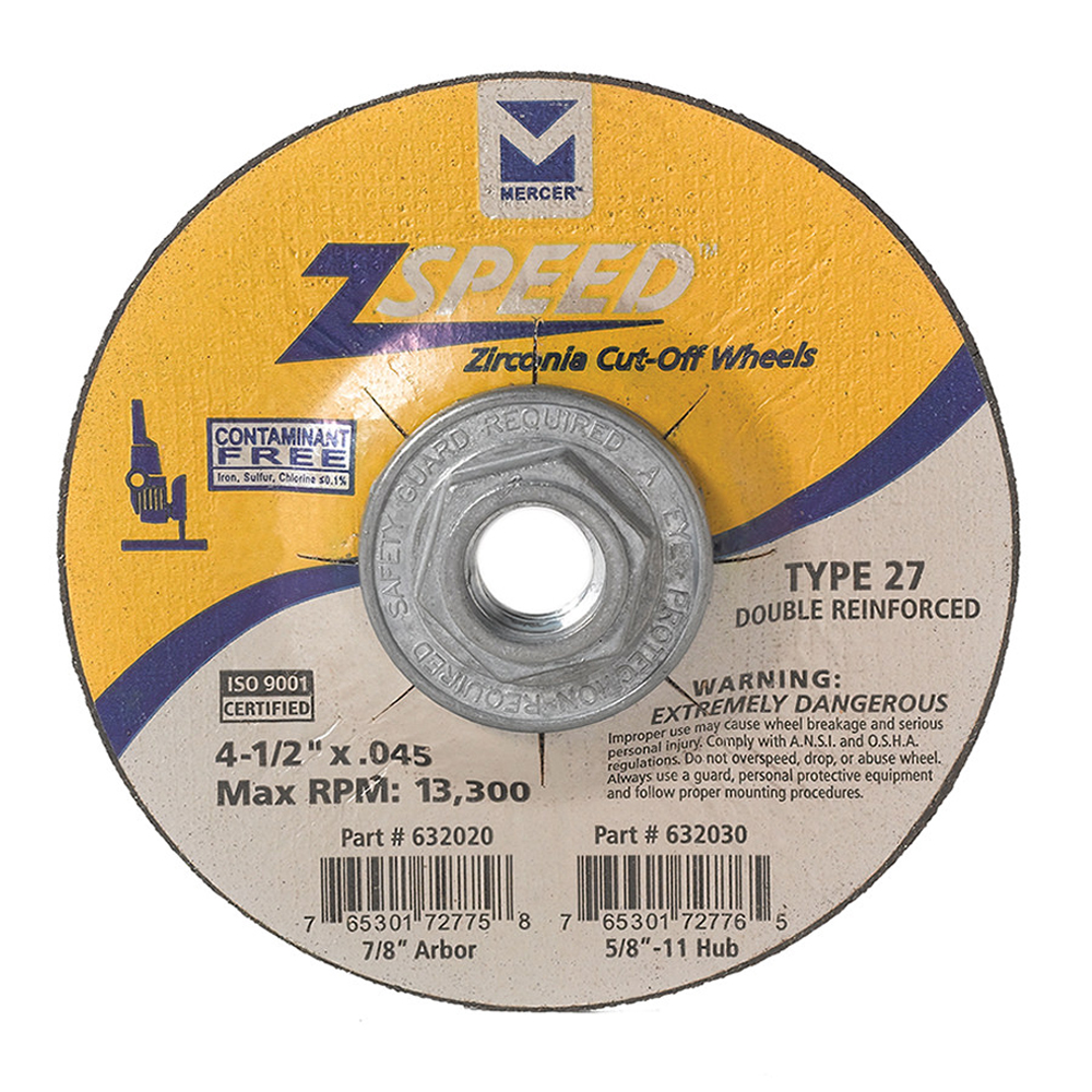 Type 27 Thin Cut-Off Wheels W/Hub